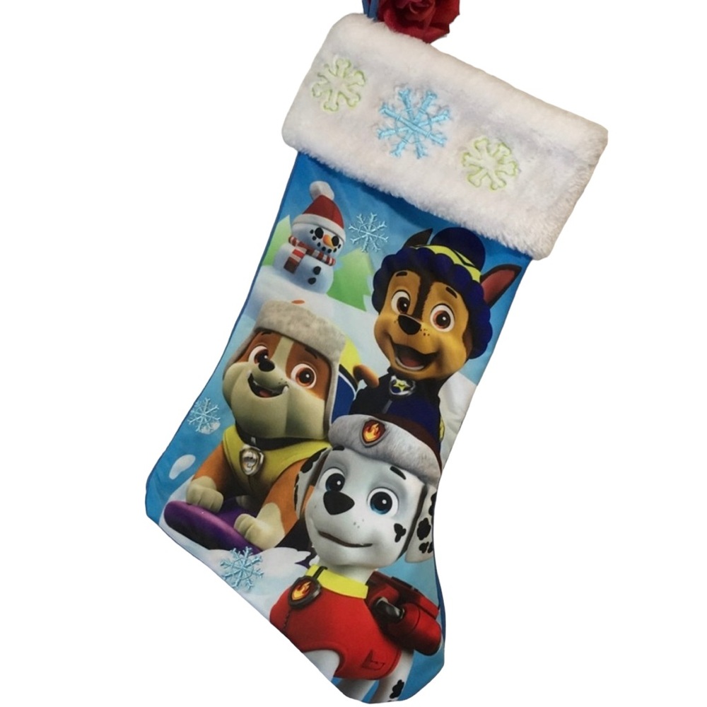XMAS STOCKING PAW PATROL NICKELODEON RUZ